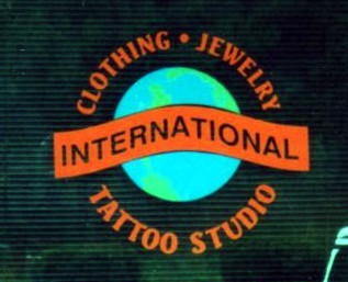 Tattoo studio business window graphic